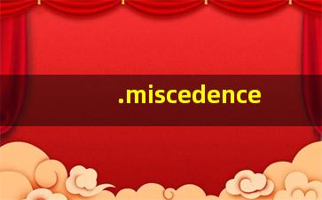 .miscedence