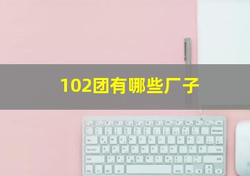 102团有哪些厂子