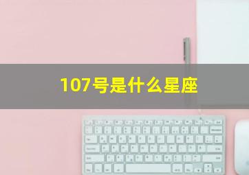 107号是什么星座