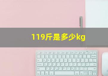 119斤是多少kg