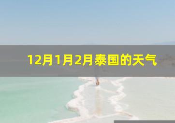 12月1月2月泰国的天气