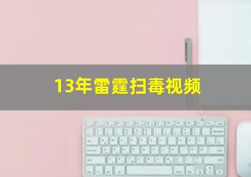 13年雷霆扫毒视频