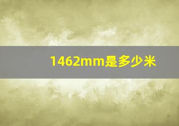 1462mm是多少米