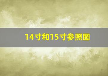 14寸和15寸参照图