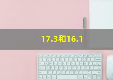 17.3和16.1