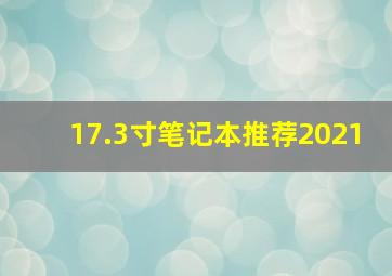 17.3寸笔记本推荐2021