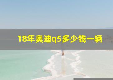 18年奥迪q5多少钱一辆