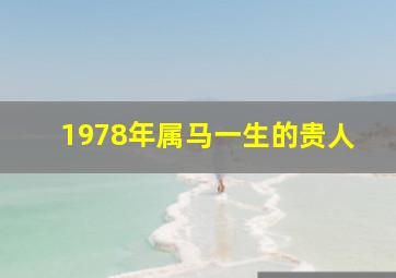 1978年属马一生的贵人