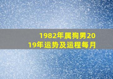 1982年属狗男2019年运势及运程每月