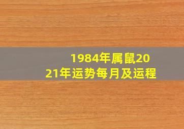 1984年属鼠2021年运势每月及运程