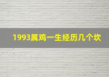 1993属鸡一生经历几个坎