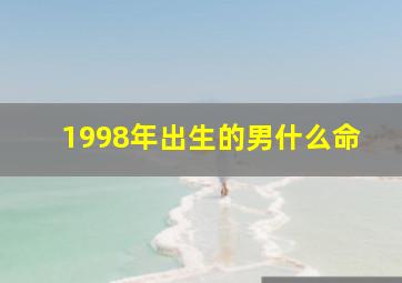 1998年出生的男什么命