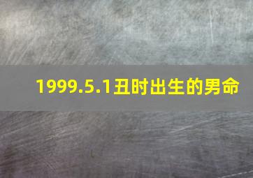 1999.5.1丑时出生的男命