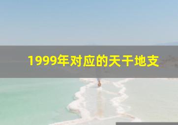 1999年对应的天干地支