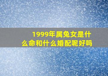 1999年属兔女是什么命和什么婚配呢好吗