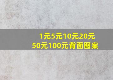 1元5元10元20元50元100元背面图案