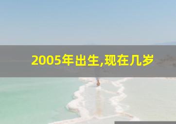 2005年出生,现在几岁