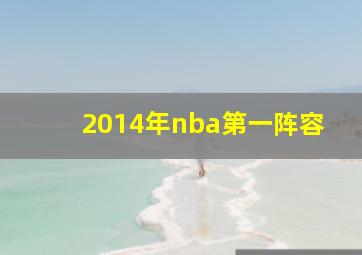 2014年nba第一阵容