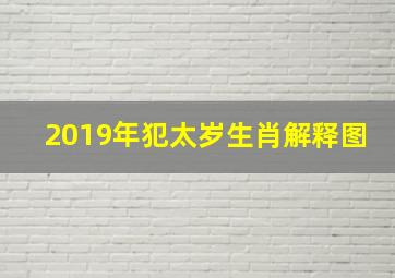 2019年犯太岁生肖解释图