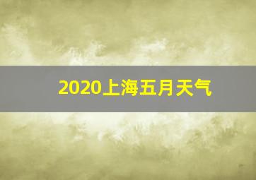 2020上海五月天气