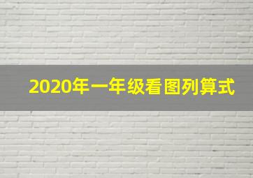 2020年一年级看图列算式