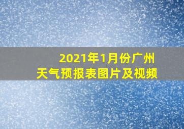 2021年1月份广州天气预报表图片及视频