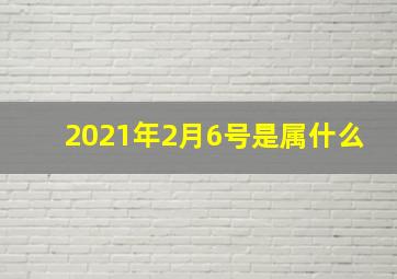 2021年2月6号是属什么