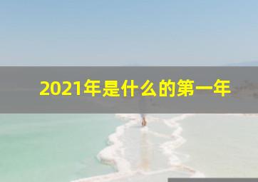 2021年是什么的第一年