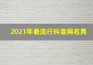 2021年最流行抖音网名男