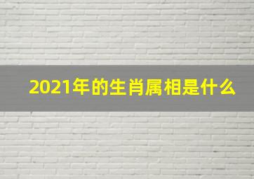 2021年的生肖属相是什么