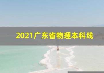 2021广东省物理本科线