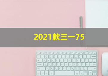 2021款三一75