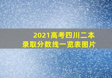 2021高考四川二本录取分数线一览表图片