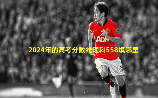 2024年的高考分数线理科558填哪里