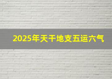 2025年天干地支五运六气