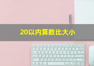 20以内算数比大小