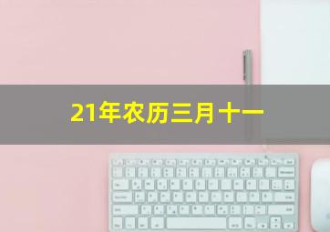 21年农历三月十一