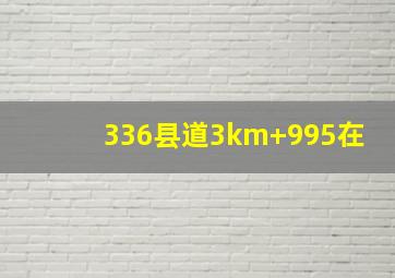 336县道3km+995在