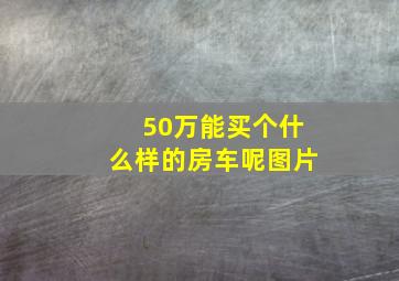 50万能买个什么样的房车呢图片