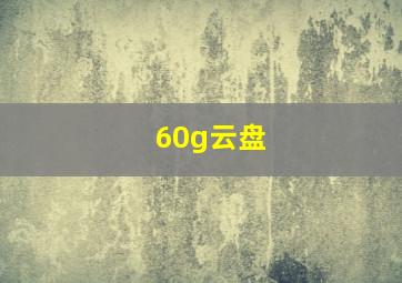 60g云盘