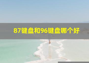 87键盘和96键盘哪个好