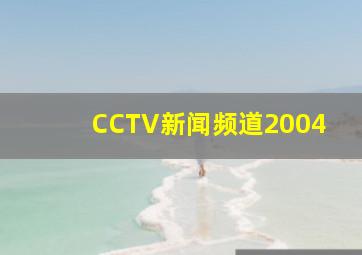 CCTV新闻频道2004