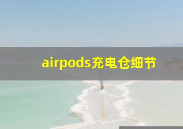 airpods充电仓细节