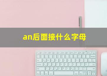 an后面接什么字母