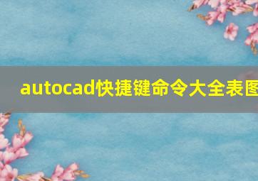 autocad快捷键命令大全表图