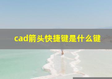 cad箭头快捷键是什么键