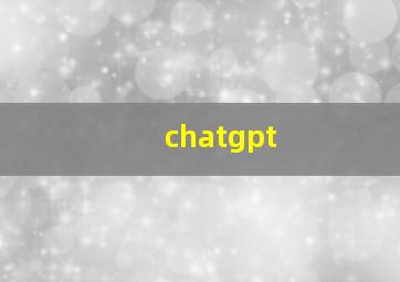 chatgpt