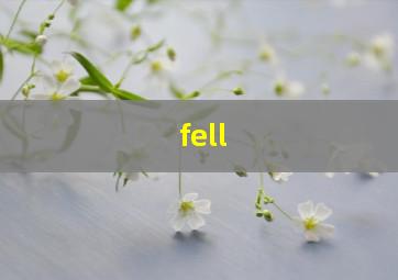 fell