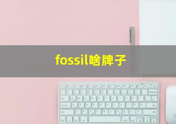 fossil啥牌子