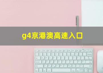 g4京港澳高速入口